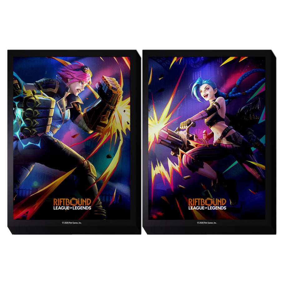 Riftbound Sleeves: Vi vs Jinx (100ct)