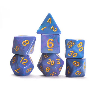 Sirius Dice: Blue Unicorn Dice Set