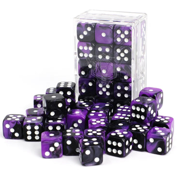 14mm D6 Brick: Nocturne & Orchid