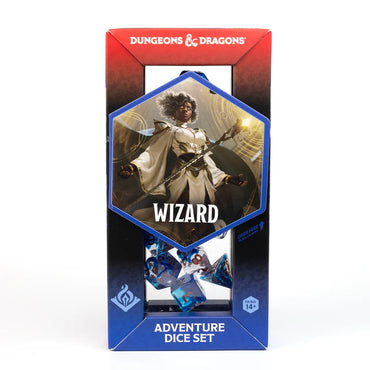 D&D Dice Set: Wizard - Blue