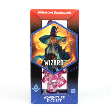 D&D Dice Set: Wizard - Fuchsia