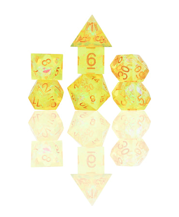 RPG Dice Set: Sharp Yellow Fairy