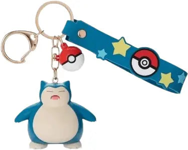 Snorlax Keychain with Pokeball