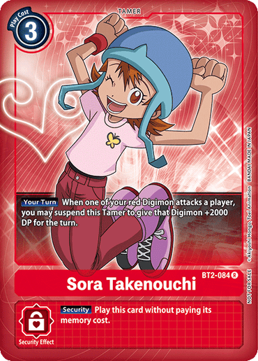 Sora Takenouchi [BT2-084] (Buy-A-Box Promo) [Release Special Booster Ver.1.0 Promos]