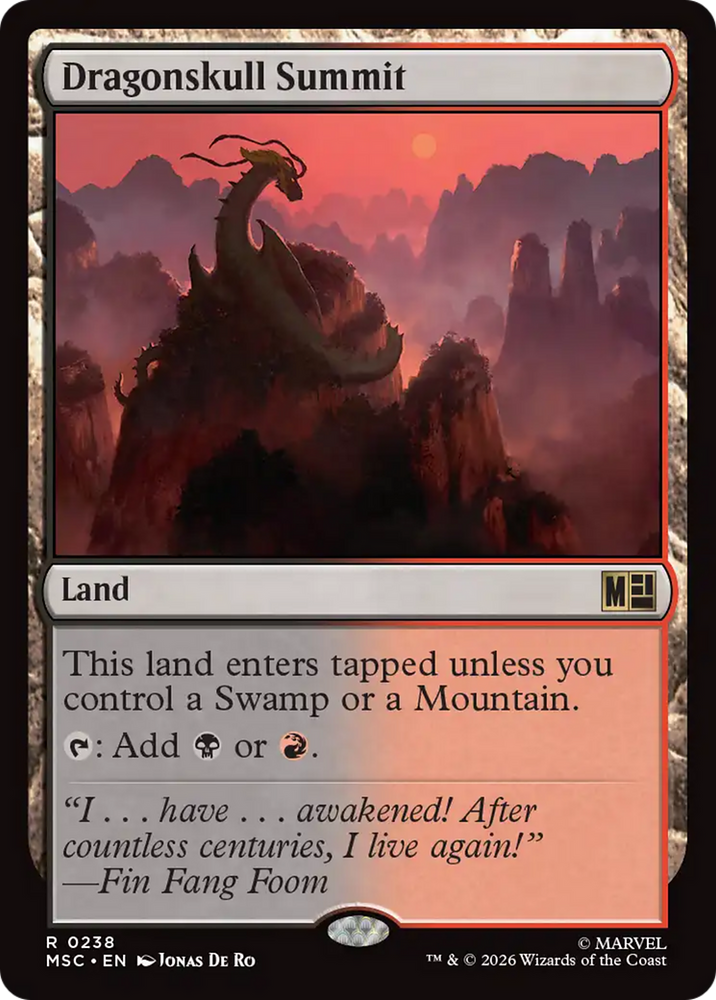 Dragonskull Summit (Surge Foil) [Marvel Super Heroes Commander]