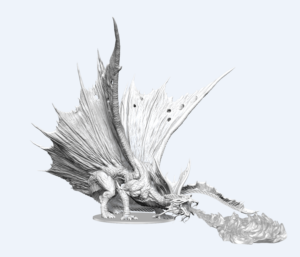 Adult Gold Dragon Mini (Unpainted)