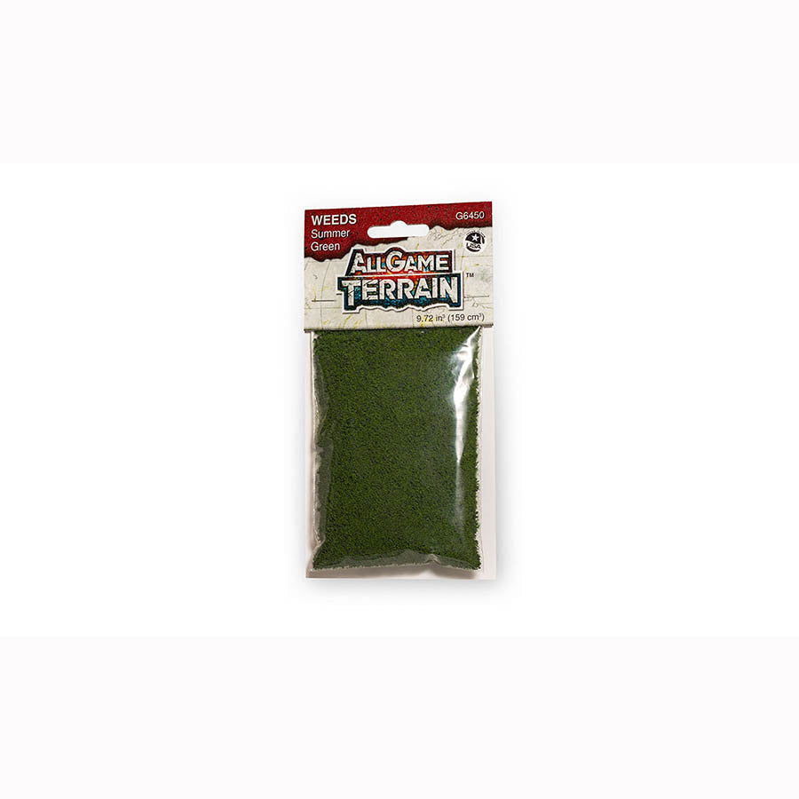 Summer Green Weeds Flocking