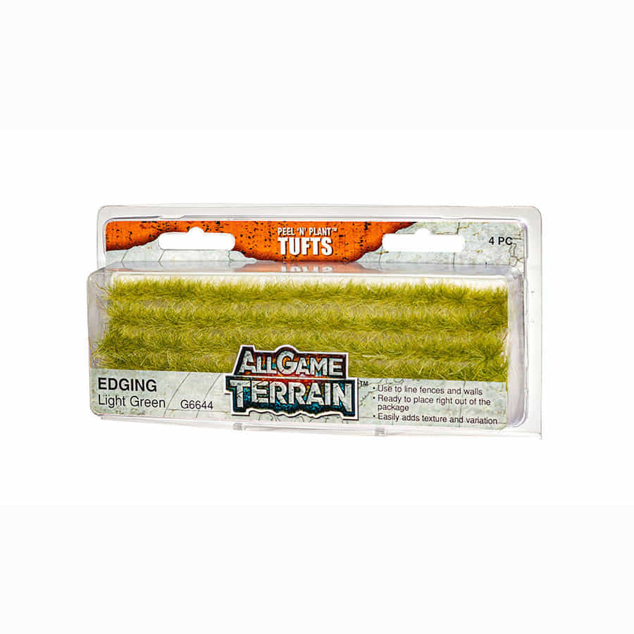 Light Green Edging Flocking