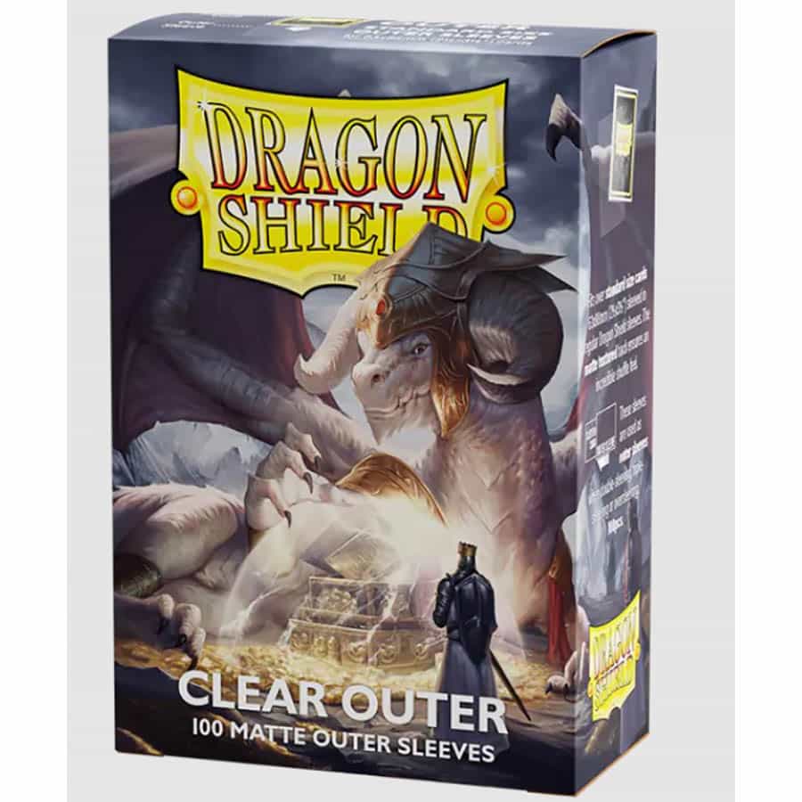 Dragon Shield Matte Outer Sleeves: Clear (100)