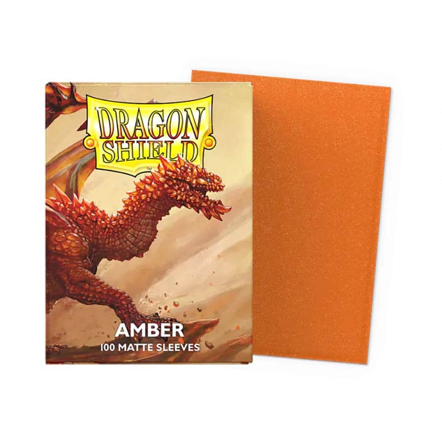 Dragon Shield Matte Sleeves: Amber (100)