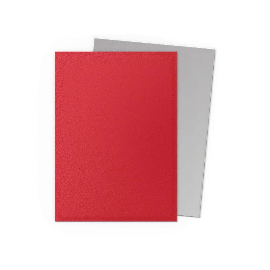 Dragon Shield: Dual Matte Sleeves - Crimson/Silver (100ct)