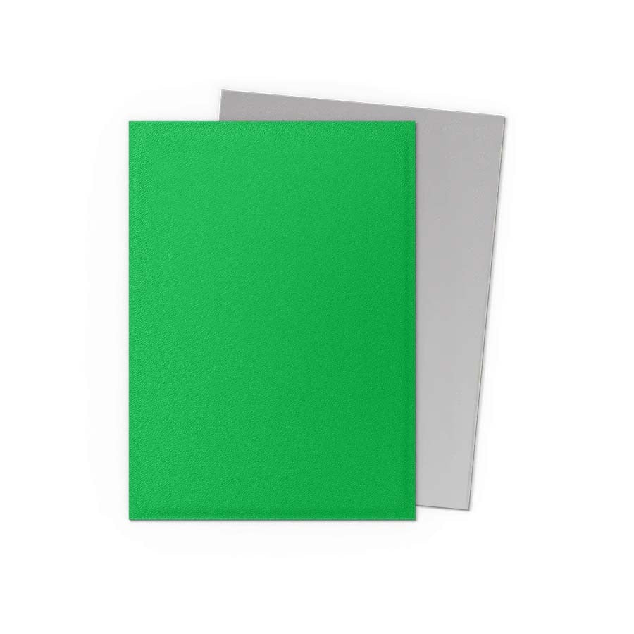 Dragon Shield: Dual Matte Sleeves - Apple Green/Silver (100ct)