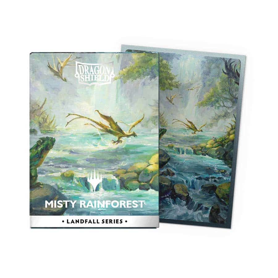 Dragon Shield: Dual Matte Art Sleeves - Misty Rainforest (100ct)