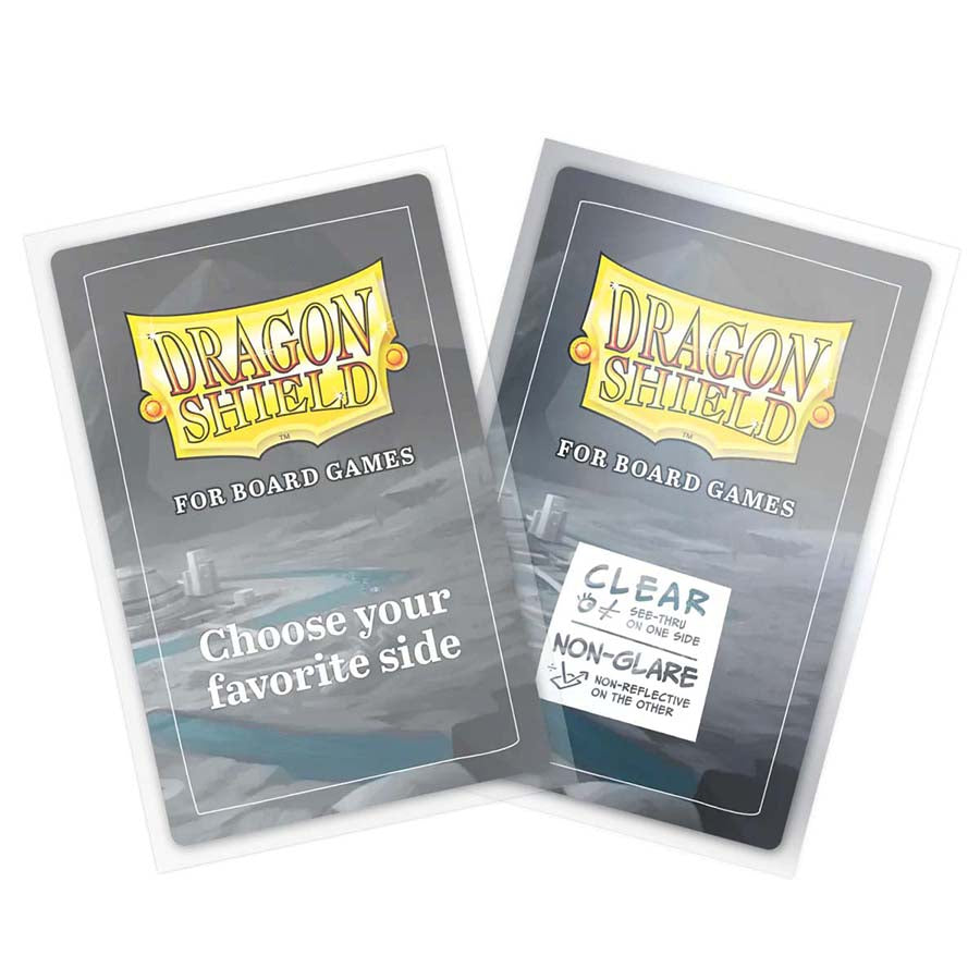 Board Game Sleeves: Clear - "Standard European" 59 X 92mm (100)