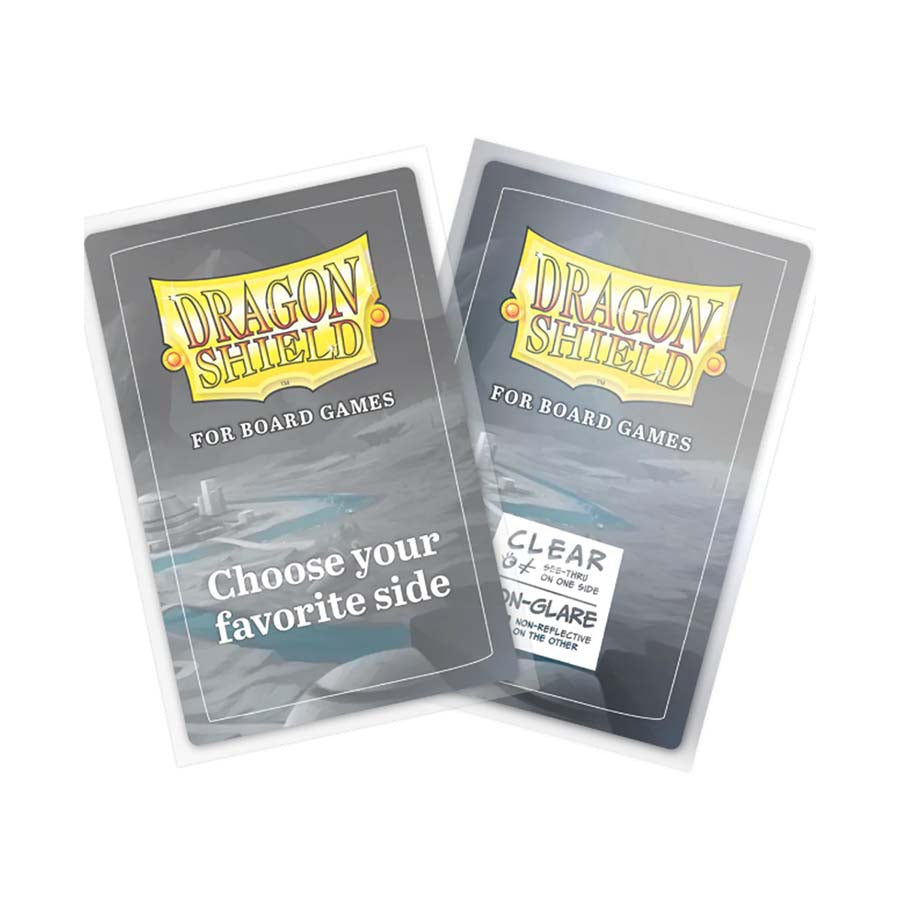 Board Game Sleeves: Clear - "Extra Large" 65 X 100mm (100)