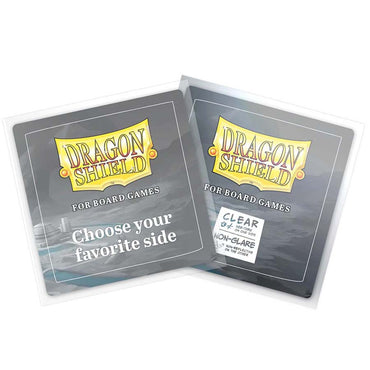 Board Game Sleeves: Clear - "Square" 70mm x 70mm (100)