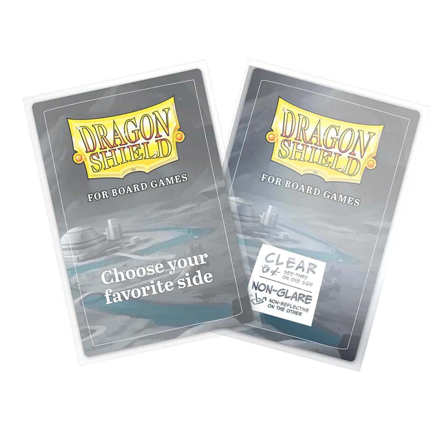 Board Game Sleeves: Clear - "Oversize" 80 X 120mm (100)