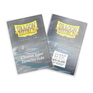Board Game Sleeves: Clear - "Oversize" 80 X 120mm (100)