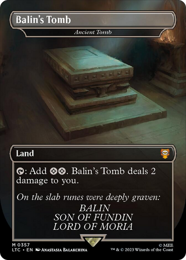 Balin's Tomb - Ancient Tomb (Borderless) [The Lord of the Rings: Tales of Middle-Earth Commander]