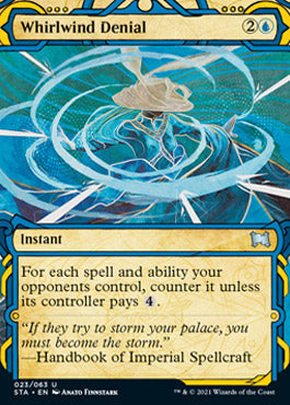 Whirlwind Denial (Foil Etched) [Strixhaven: Mystical Archive]