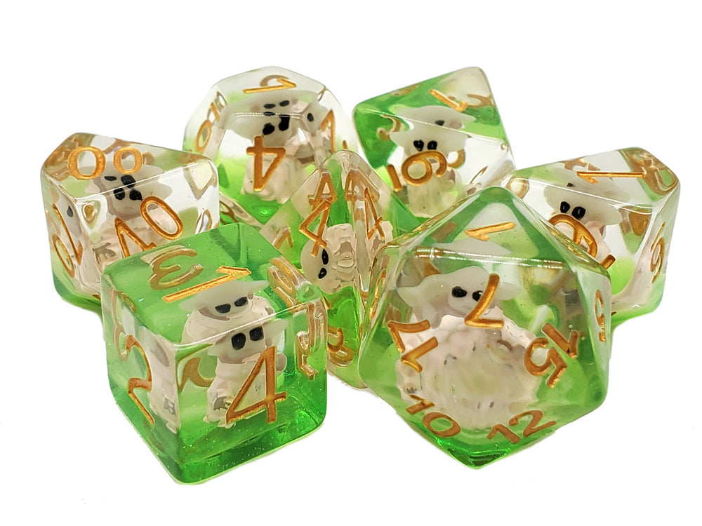 RPG Dice Set: Infused - Baby Goblin