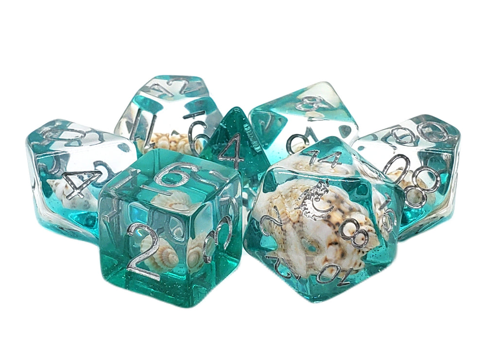 RPG Dice Set: Infused - Aqua Beach Party