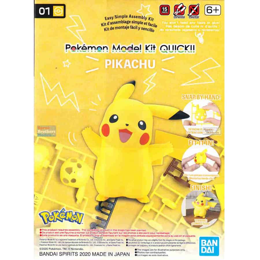 Pokemon Model Kit Quick!: Pikachu