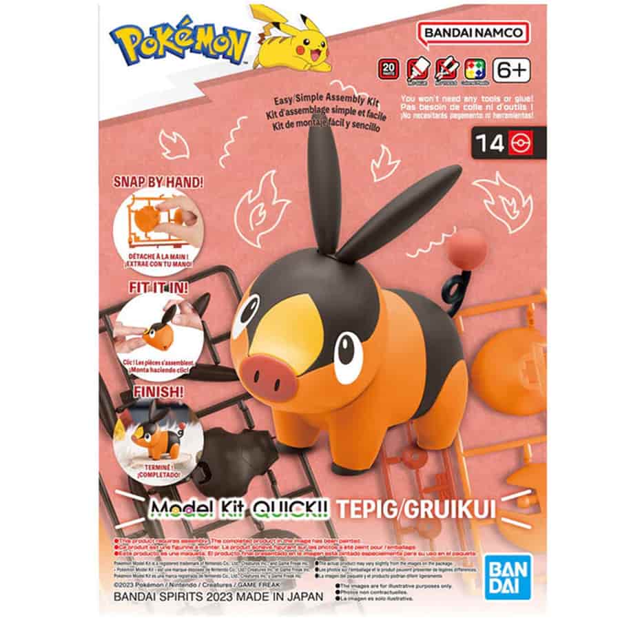 Pokemon Model Kit Quick!: Tepig