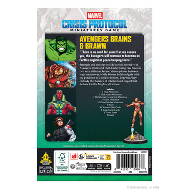 Marvel: Crisis Protocol - Avengers Brains & Brawn Character Pack