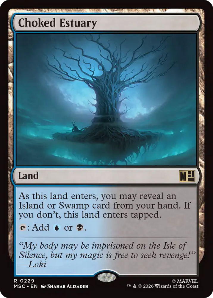 Choked Estuary (Surge Foil) [Marvel Super Heroes Commander]