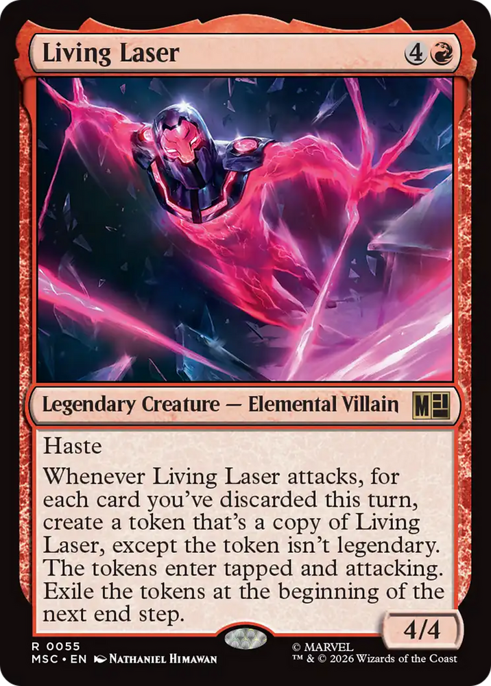 Living Laser (Surge Foil) [Marvel Super Heroes Commander]