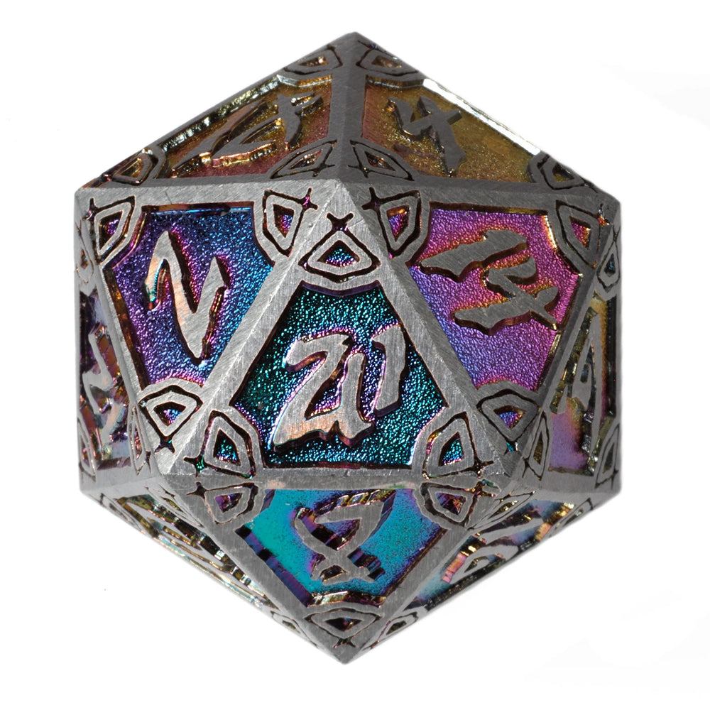25mm Metal D20: Arcane Hexbreaker