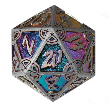 25mm Metal D20: Arcane Hexbreaker