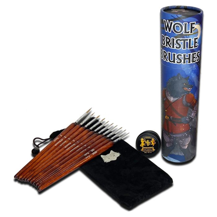 Wolf Bristle Brushes