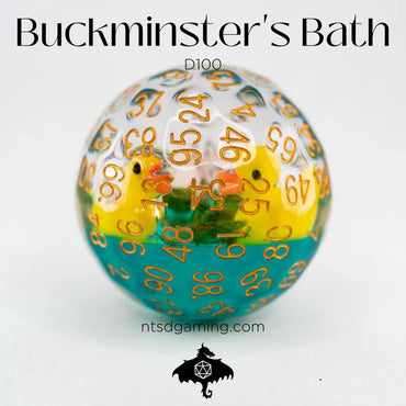 D100 Acrylic Dice: Buckminster's Bath