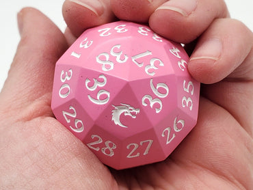 Metal D40 Spindown: Pink/White