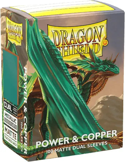 Dragon Shield: Matte Dual Sleeves - Power & Copper (100ct)