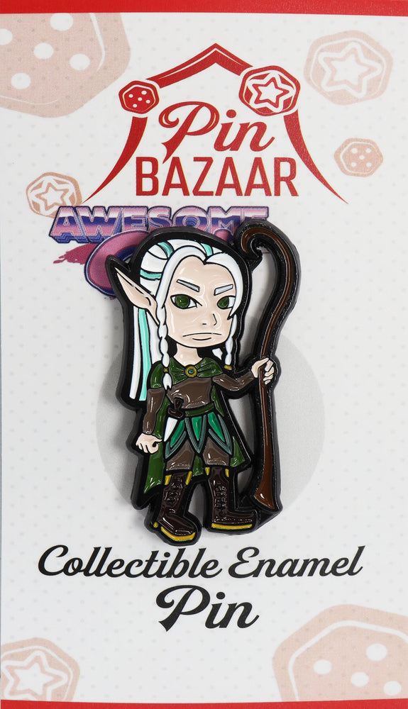 Enamel Pin: Disapproving Elf