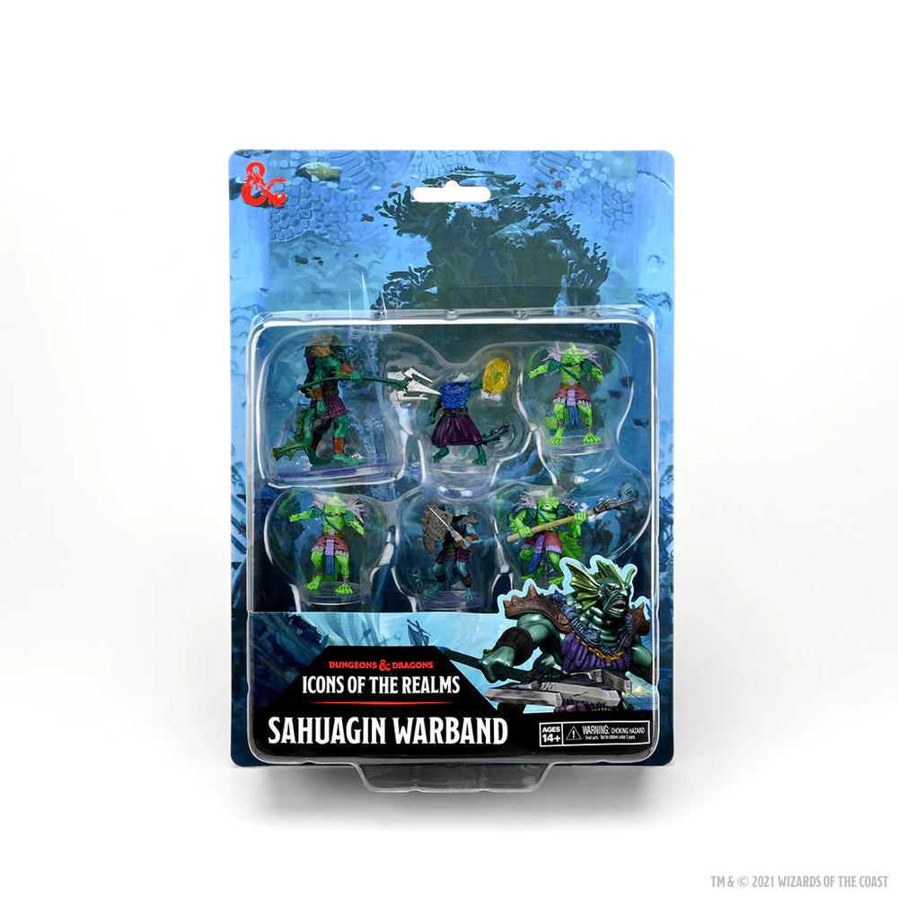 Icons of the Realms Miniatures: Sahuagin Warband