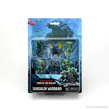 Icons of the Realms Miniatures: Sahuagin Warband