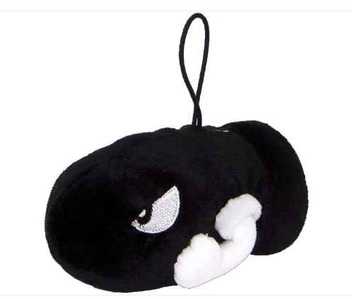 Nintendo Plush: 6" Bullet Bill
