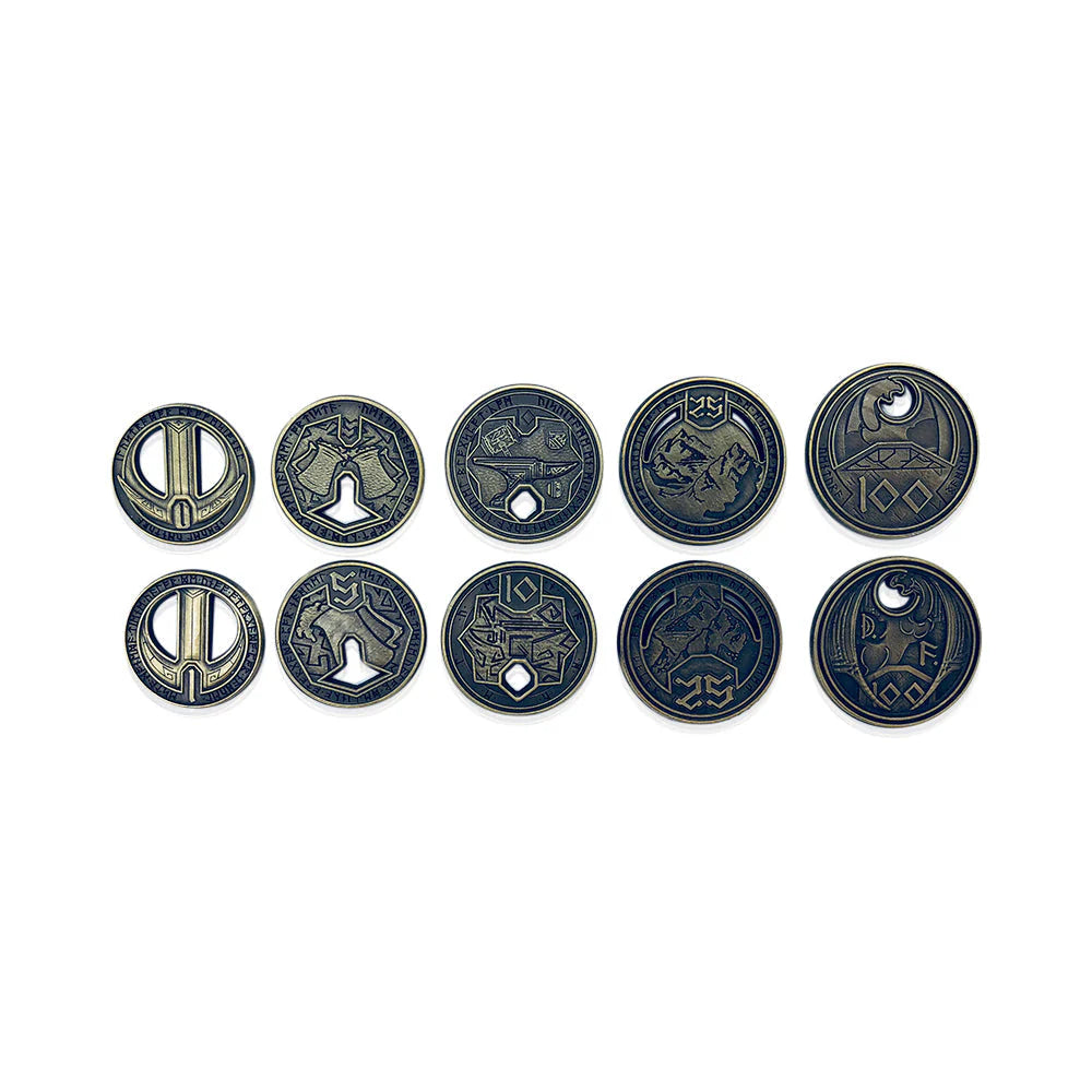 Adventure Coins Set of 10: Dwarven Metal