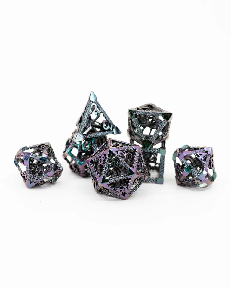 Hollow Metal RPG Dice Set: Bitterness Bound
