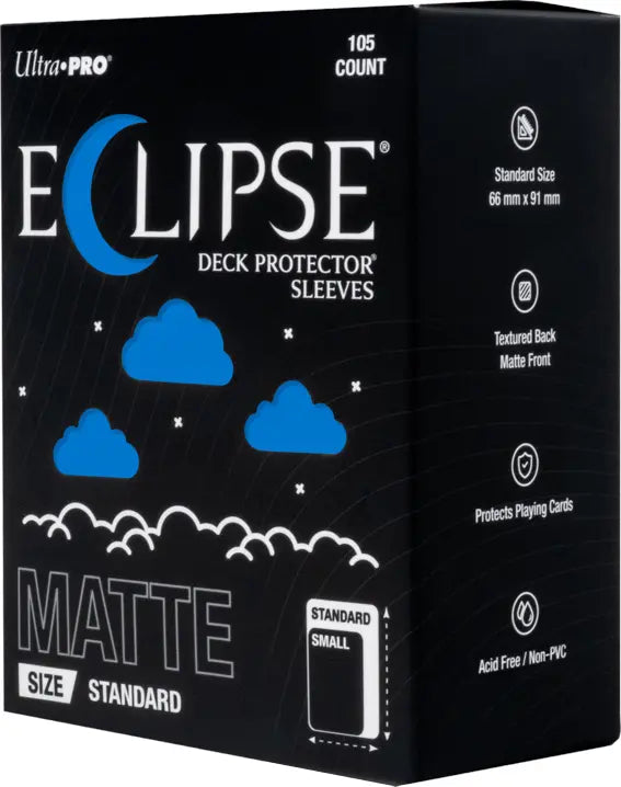 Eclipse Sleeves: Matte - Pacific Blue (105ct)