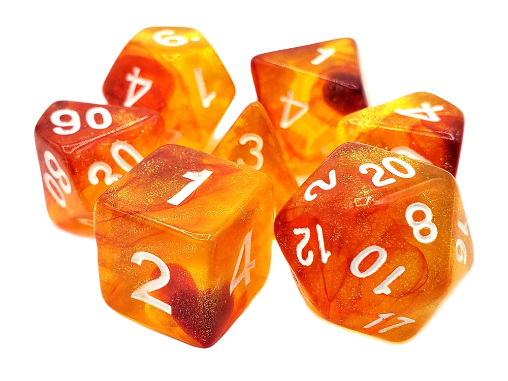 RPG Dice Set: Galaxy - Exploding Sun