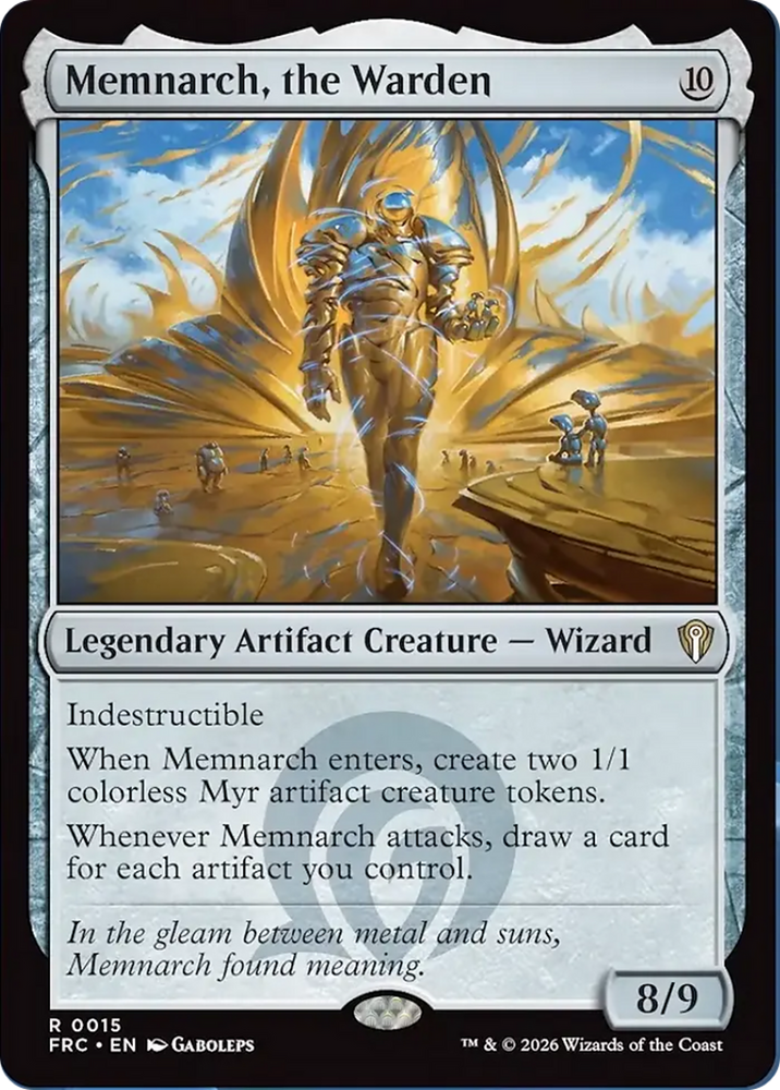 Memnarch, the Warden [Reality Fracture Commander]