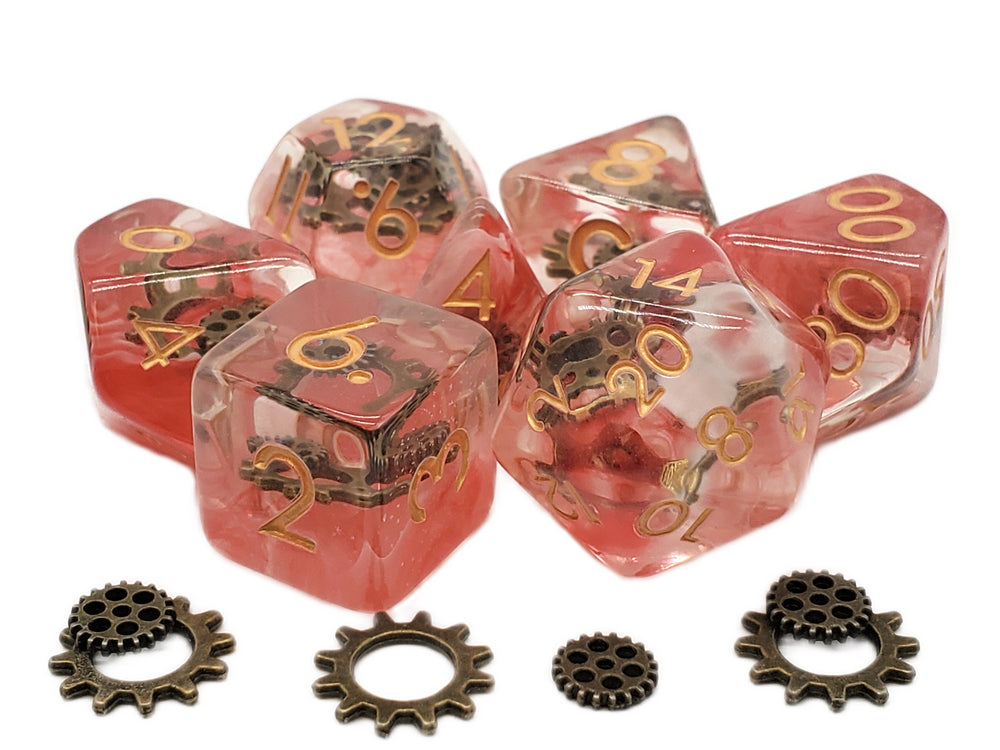 RPG Dice Set: Infused - Ancient Gears