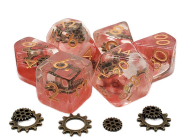 RPG Dice Set: Infused - Ancient Gears