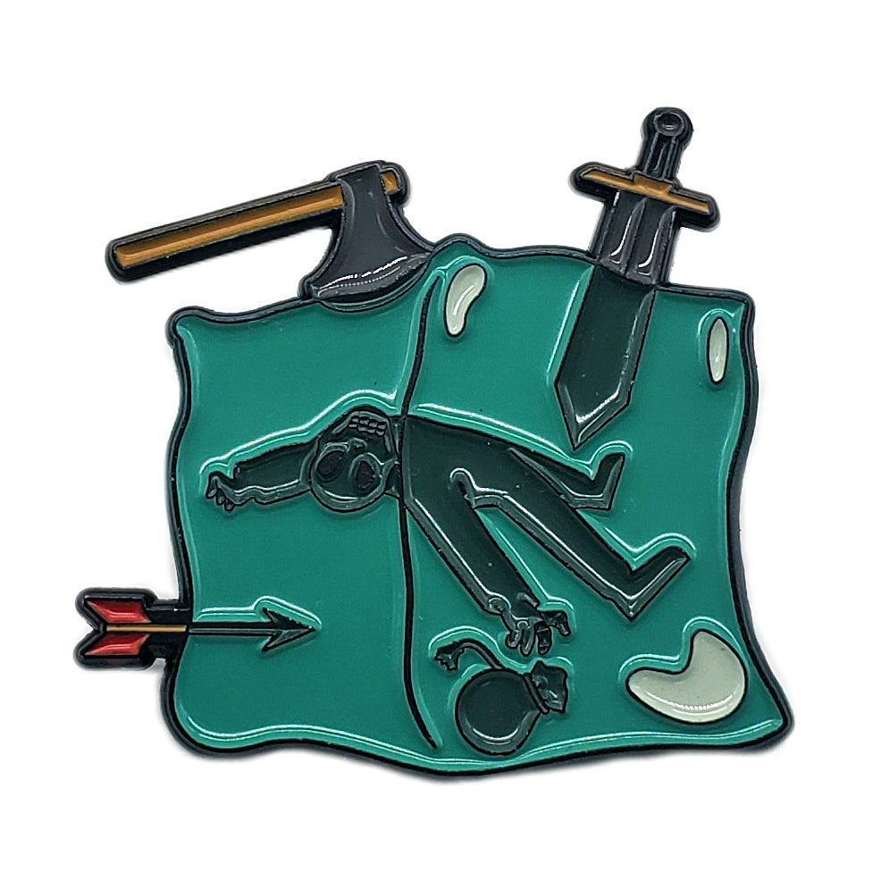 Enamel Pin: Gelatinous Cube