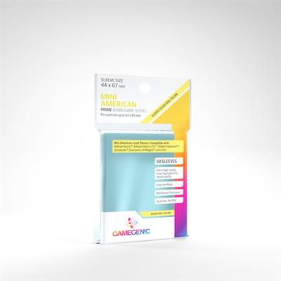 Prime Board Game Sleeves: "Mini American" 44x67mm (50)